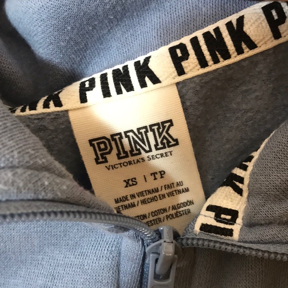 VS PINK PURPLE QUARTER ZIP - Picture 3 of 3